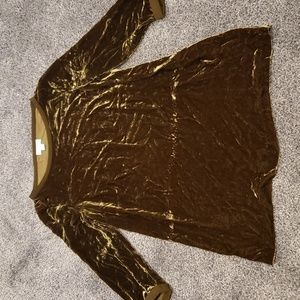 5/$25- Bronze Velvet Tunic